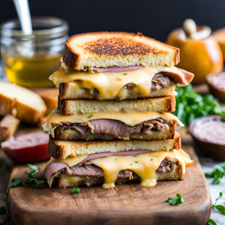 Roast Beef Smoked Gouda Grilled Cheese