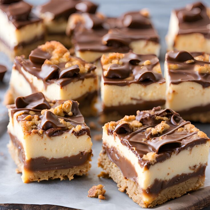 Rolo Cheesecake Bars Recipe