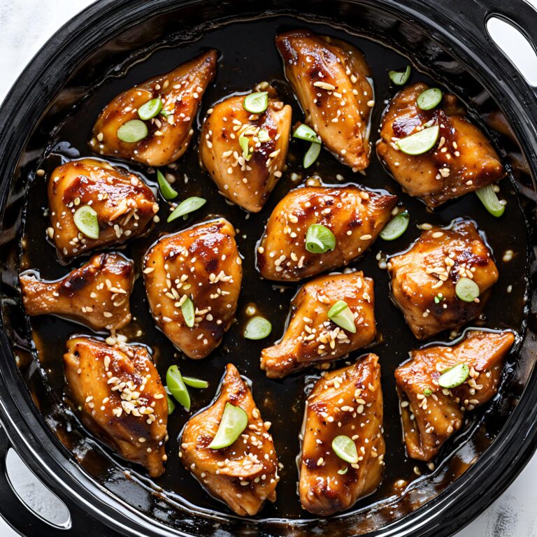 Slow Cooker Honey Garlic Chicken Recipe