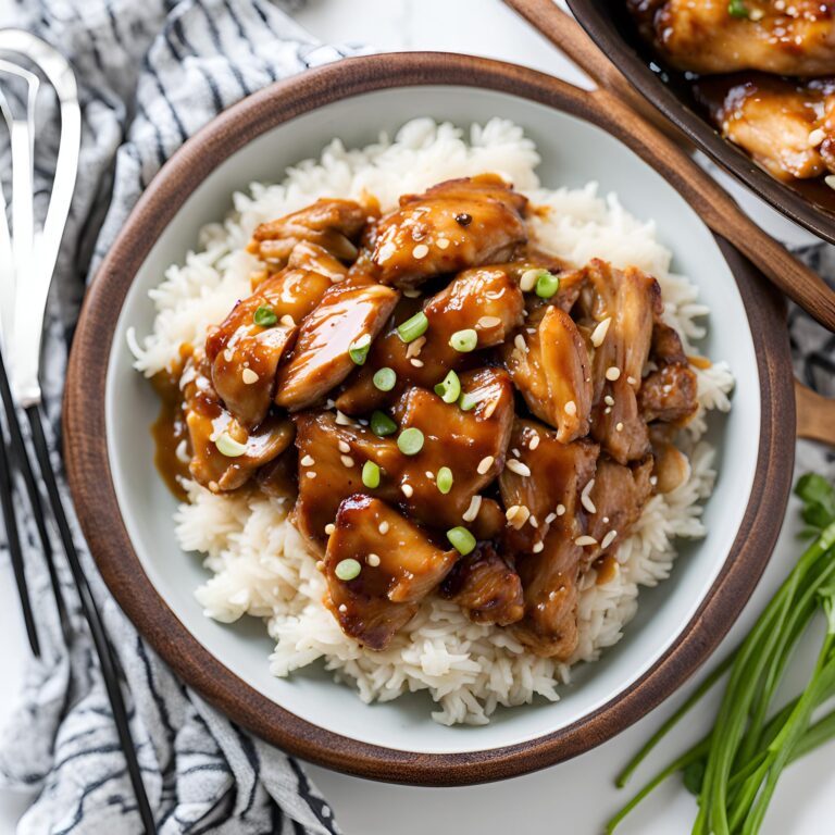 Slow Cooker Honey Garlic Chicken Recipe