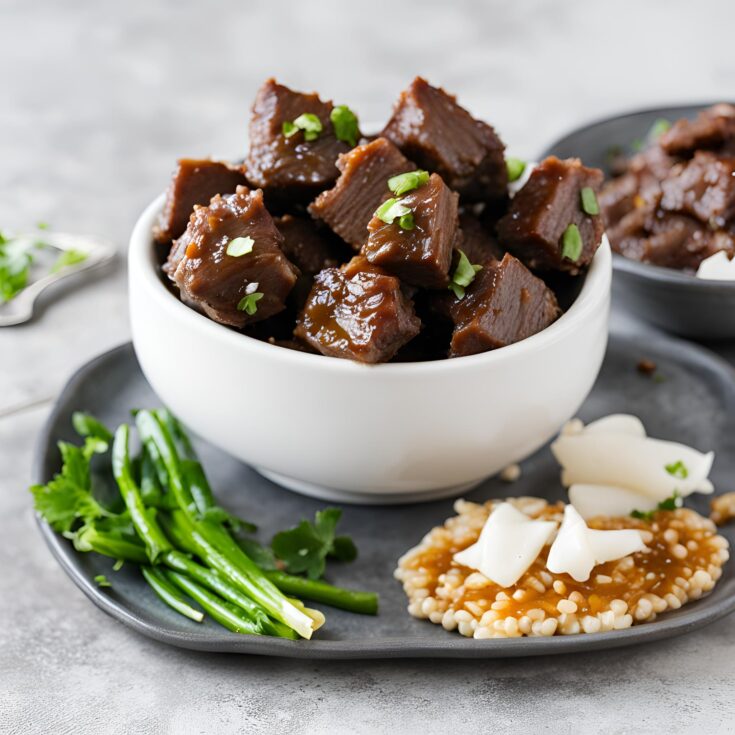 Slow Cooker Honey Garlic Steak Bites Recipe