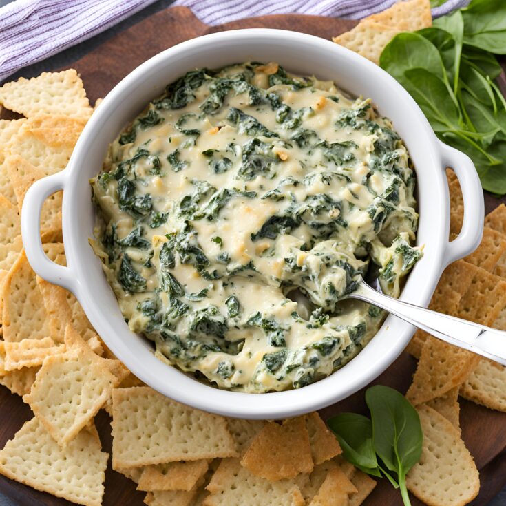 Slow Cooker Spinach Artichoke Dip Recipe