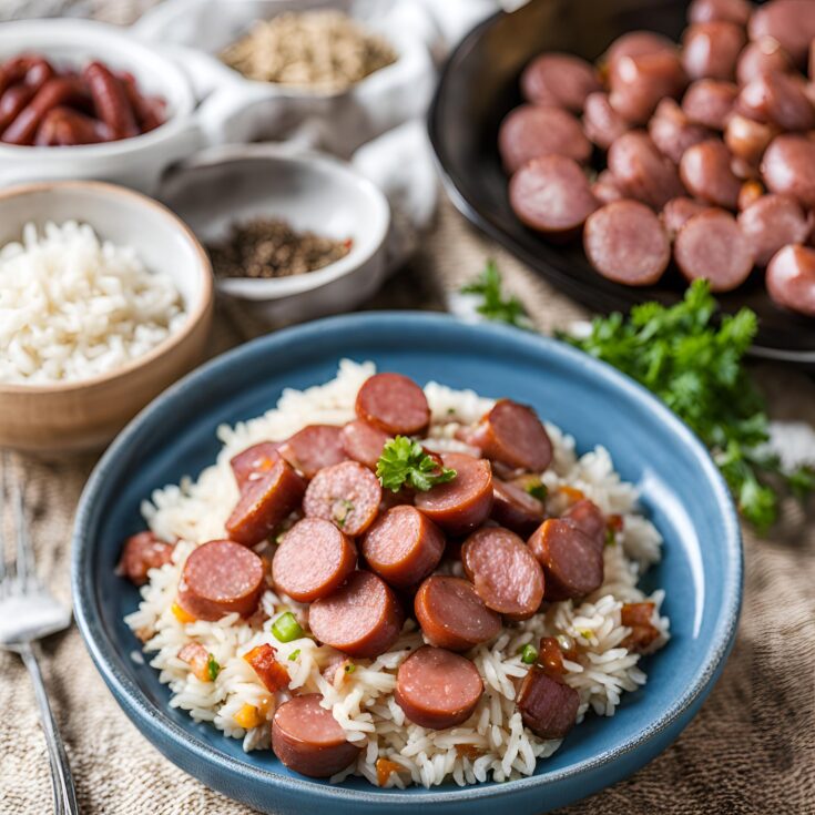 Smoked Sausage and Rice