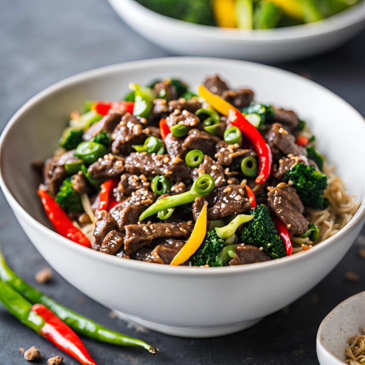 Spicy Ginger Beef Stir Fry