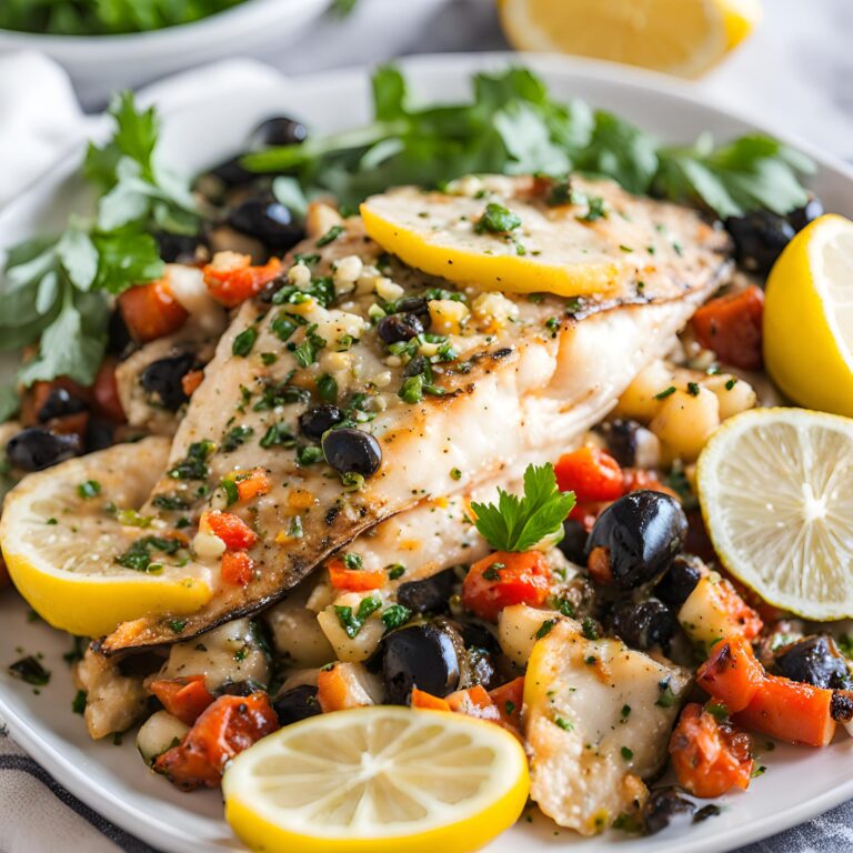 The Best Mediterranean Baked Fish Recipe