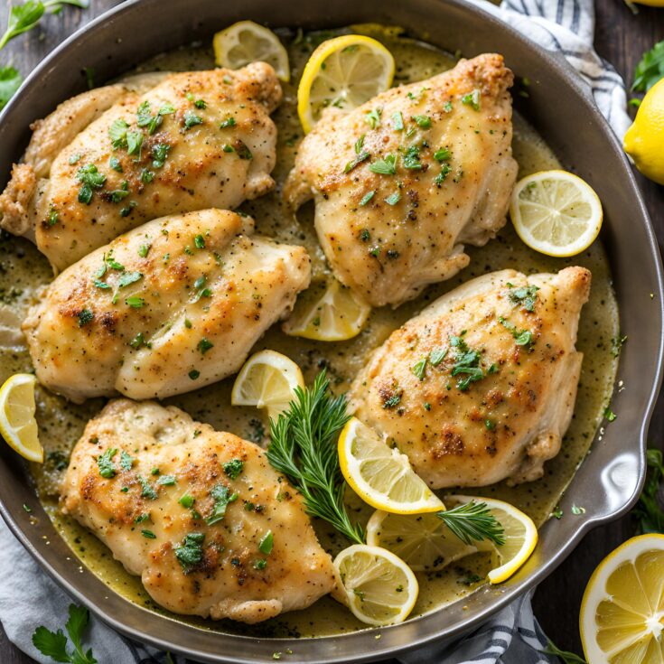 Baked Garlic Lemon Pepper Chicken Recipe