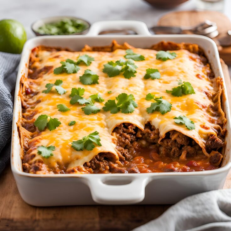 Beef Enchilada Casserole Recipe