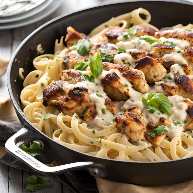 Blackened Chicken Alfredo Recipe