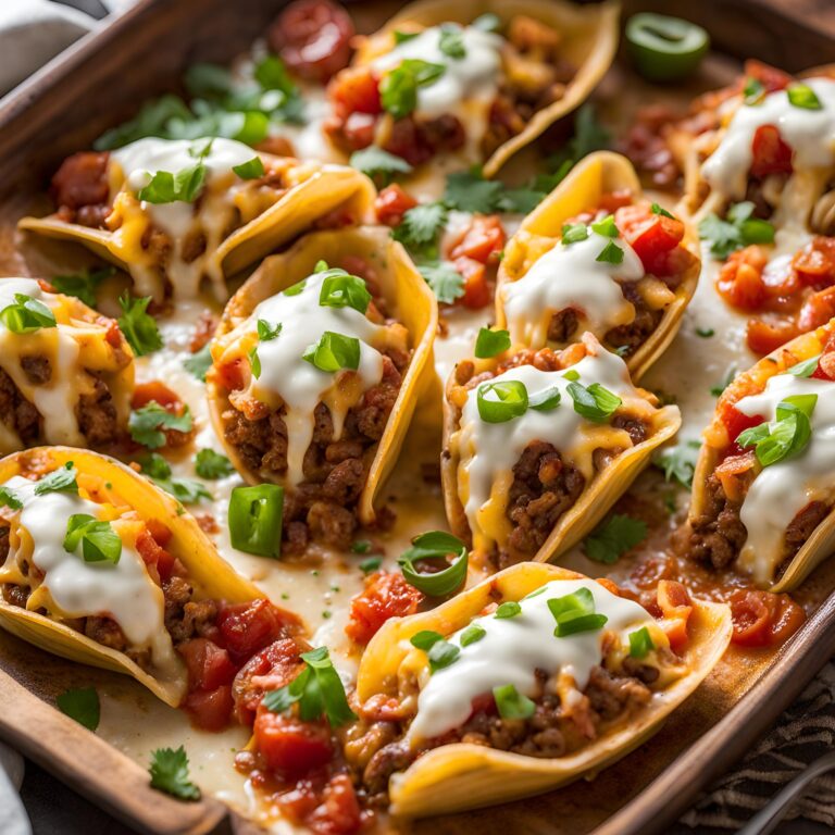 Cheesy Taco Stuffed Shells Recipe