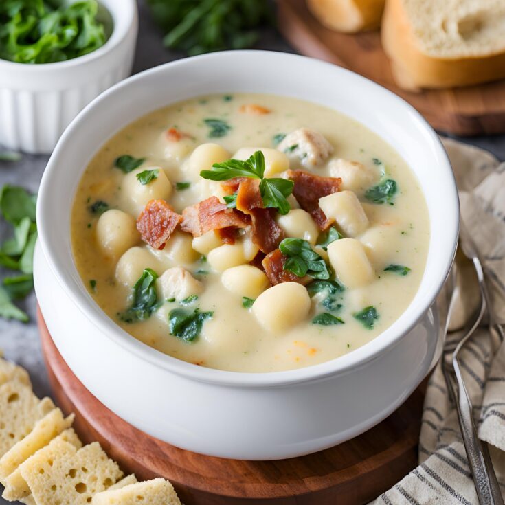 Chicken Bacon Gnocchi Soup Recipe