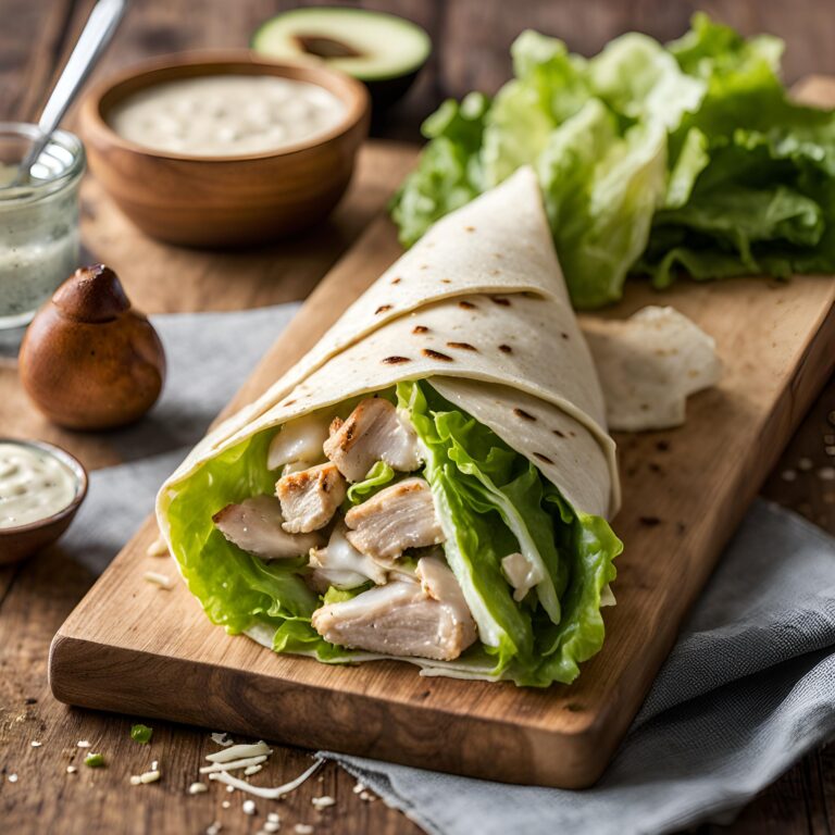 Chicken Caesar Wrap Recipe