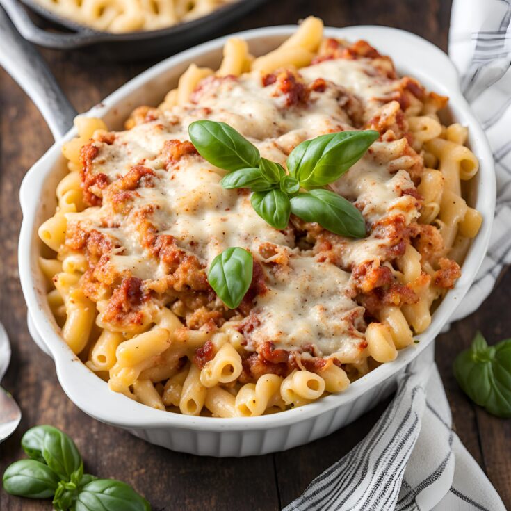 Chicken Parmesan Mac and Cheese Recipe