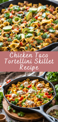 Chicken Taco Tortellini Skillet Recipe | Cheff Recipes