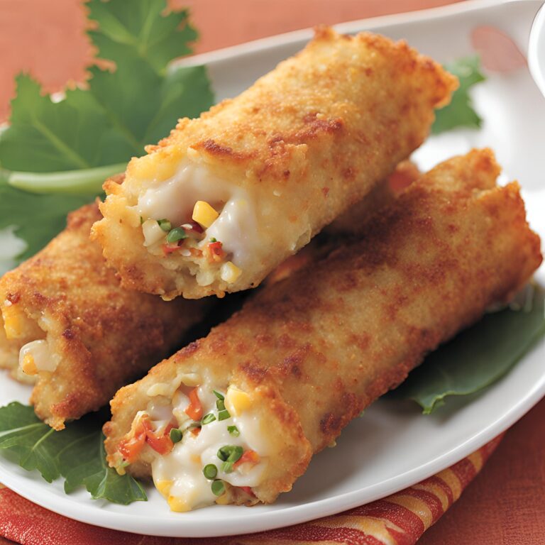 Crab Cake Egg Rolls Recipe