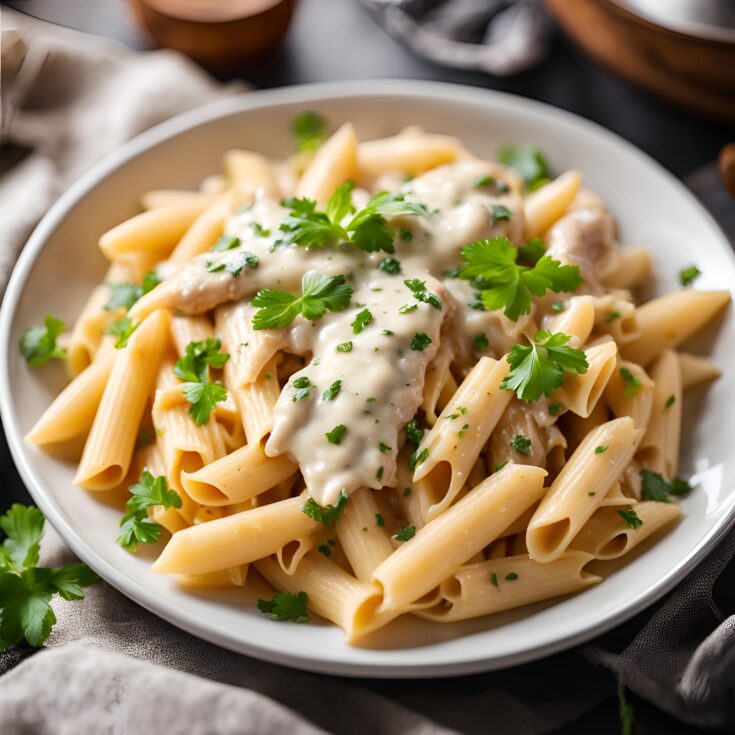 Crack Chicken Penne Recipe