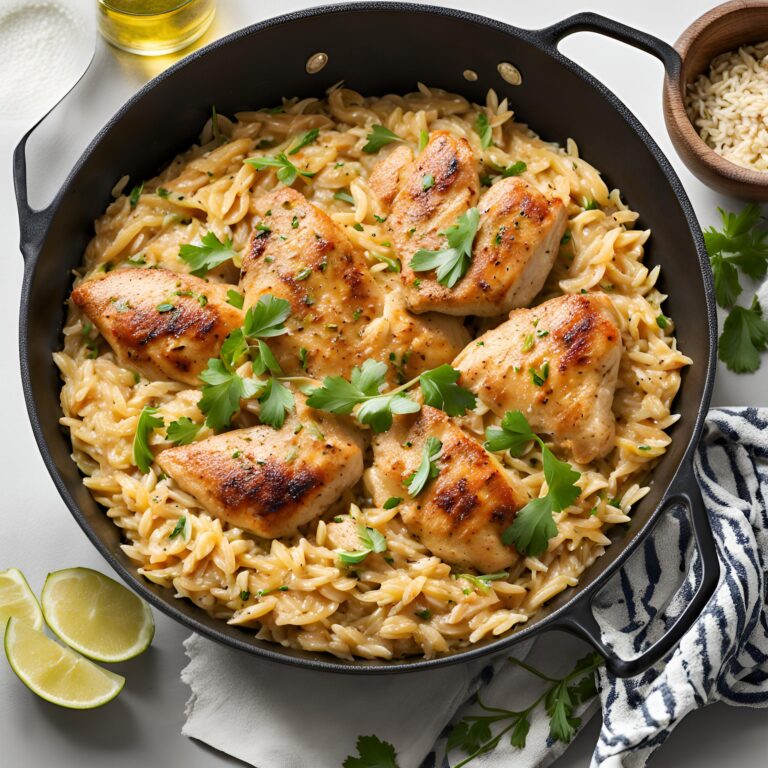 Creamy Cajun Chicken and Orzo Recipe