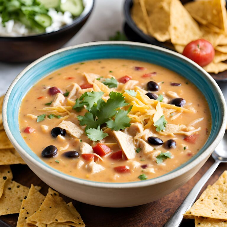 Creamy Chicken Tortilla Soup Recipe