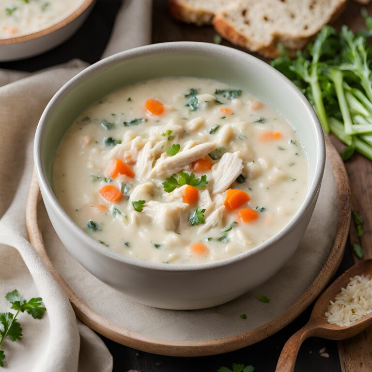 Creamy Chicken and Rice Soup Recipe