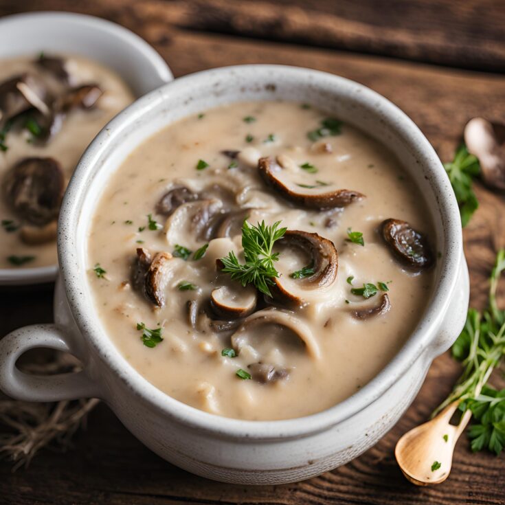 Creamy French Onion and Mushroom Soup Recipe