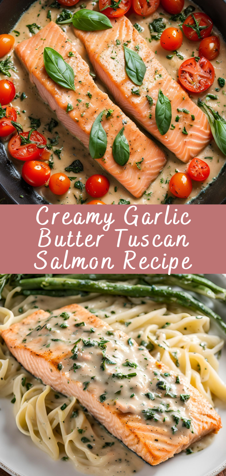 Creamy Garlic Butter Tuscan Salmon Recipe | Cheff Recipes