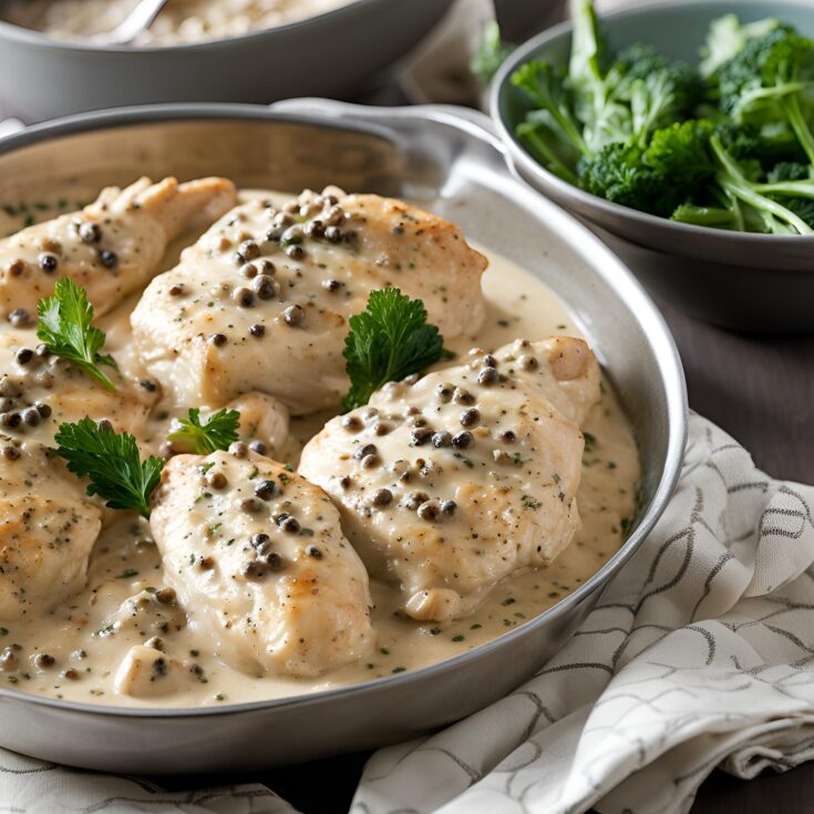 Creamy Peppercorn Chicken Recipe