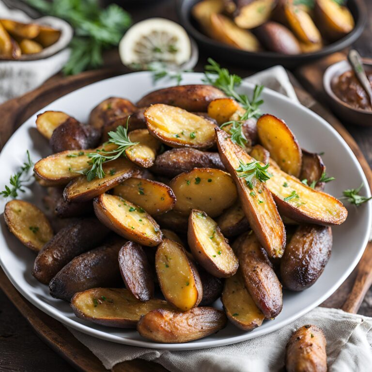 Crispy Roasted Fingerling Potatoes Recipe