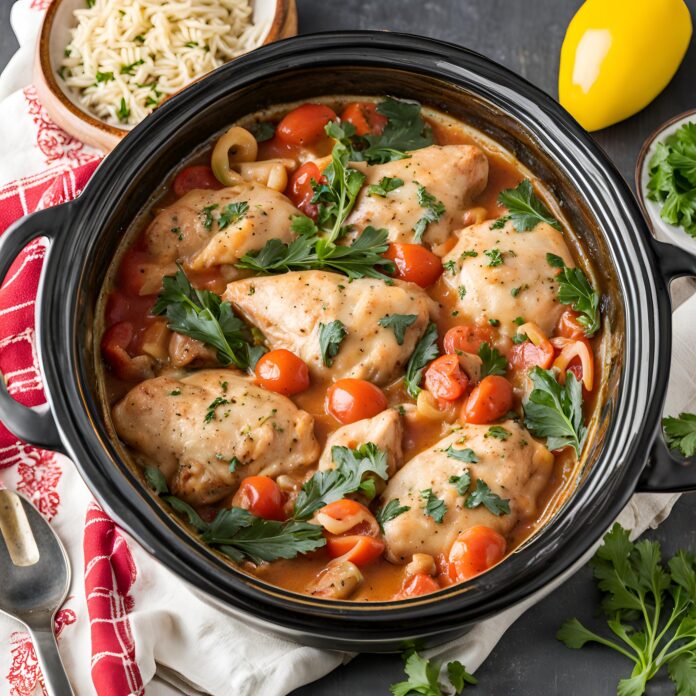 Crockpot Tuscan Chicken Recipe