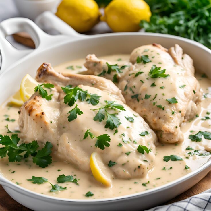 Easy Creamy Lemon Chicken Recipe