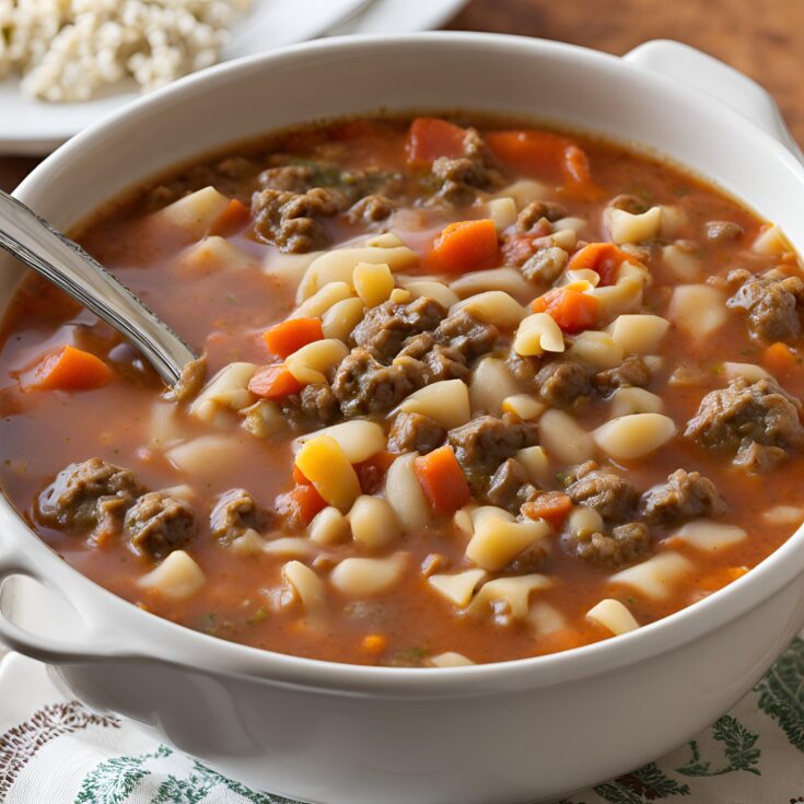 Easy Hamburger Soup Recipe