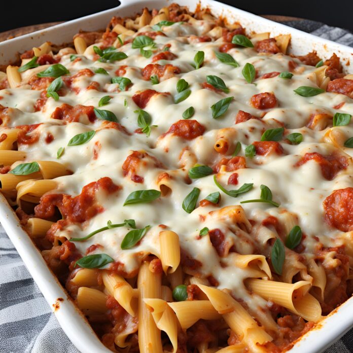 Easy Pizza Pasta Bake Recipe