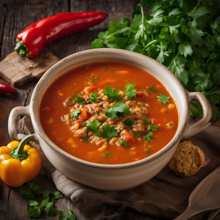 Easy Stuffed Pepper Soup Recipe