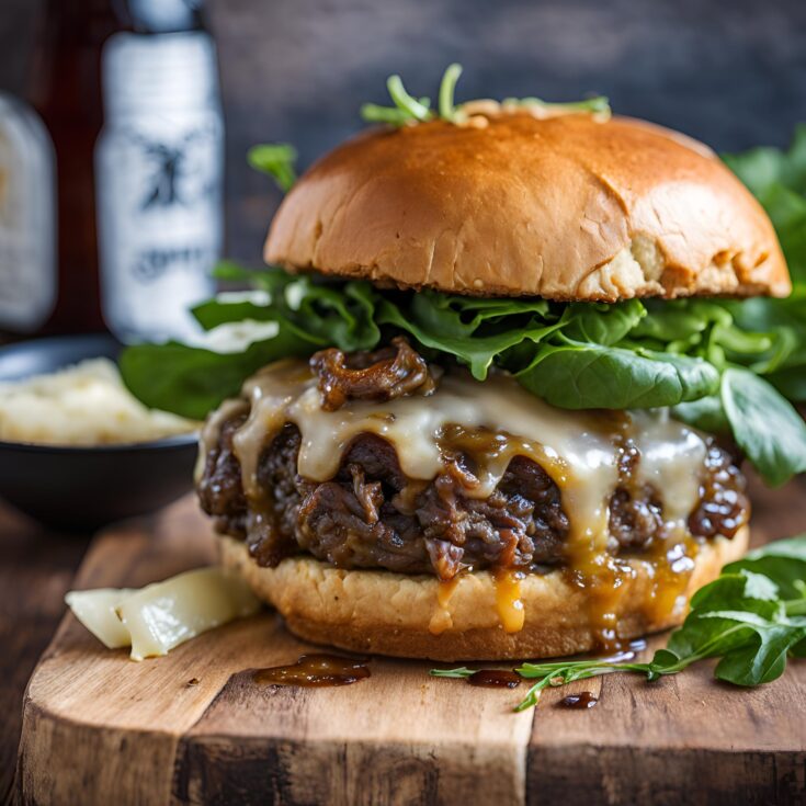 French Onion Soup Burgers Recipe