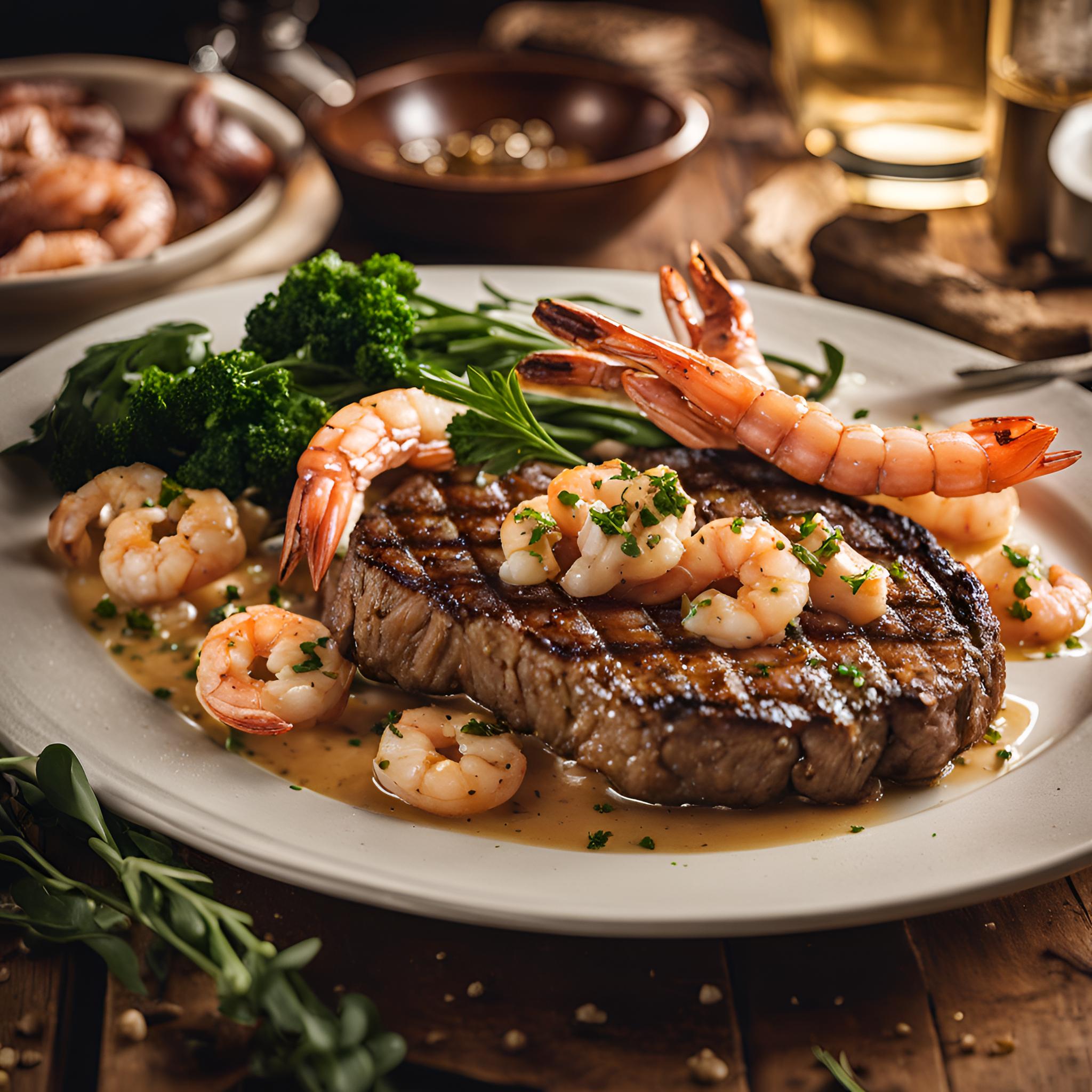 Garlic Butter Ribeye Steak And Shrimp Recipe Cheff Recipes