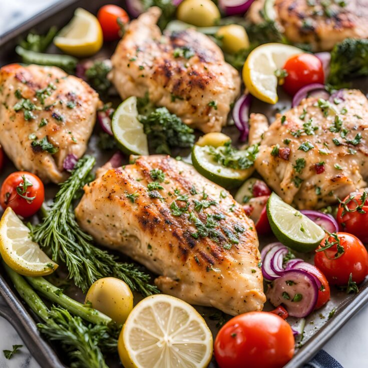 Greek Sheet Pan Chicken Recipe