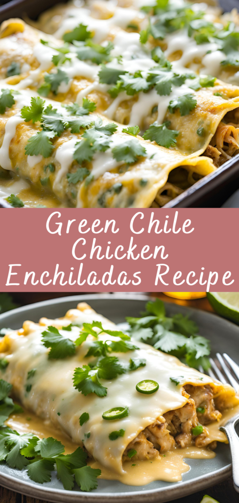 Green Chile Chicken Enchiladas Recipe Cheff Recipes