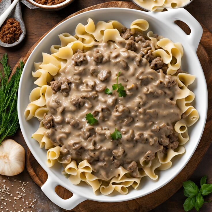 Ground Beef Stroganoff Recipe