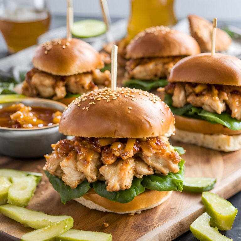 Hot Honey Chicken Slider Sandwich Recipe