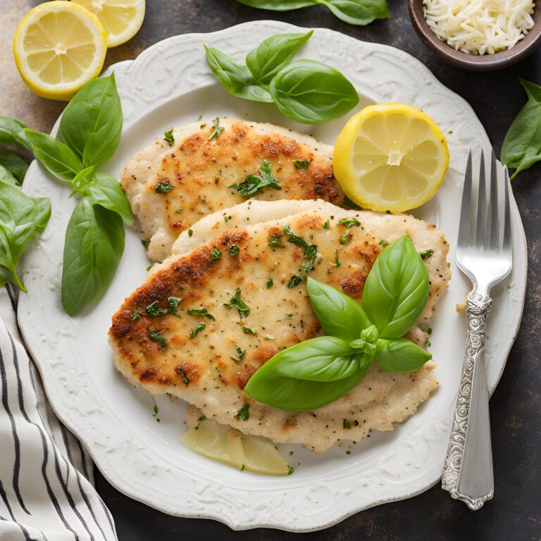 Lemon Basil Chicken Cutlets Recipe