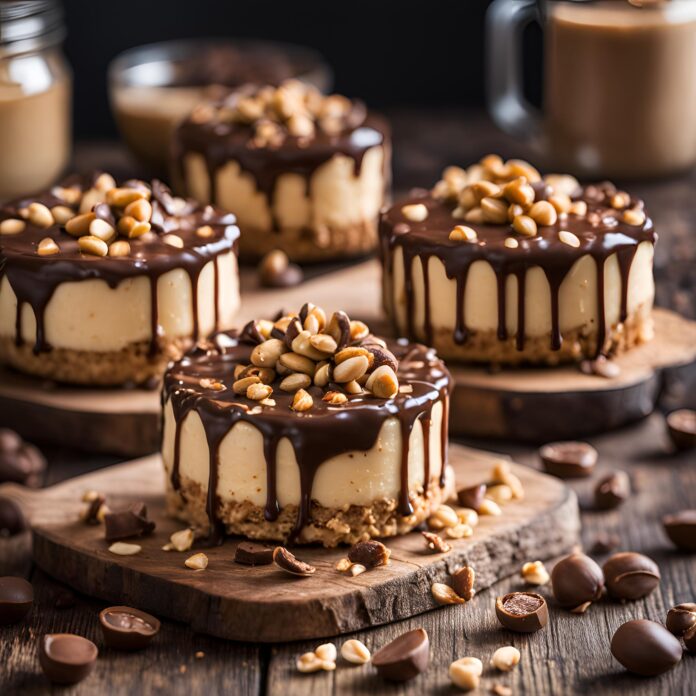 Mini Peanut Butter Cup Cheesecakes Recipe