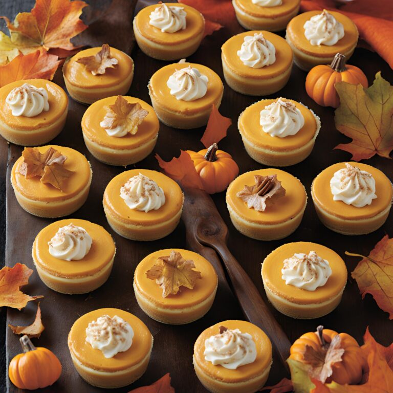 Mini Pumpkin Cheesecakes Recipe