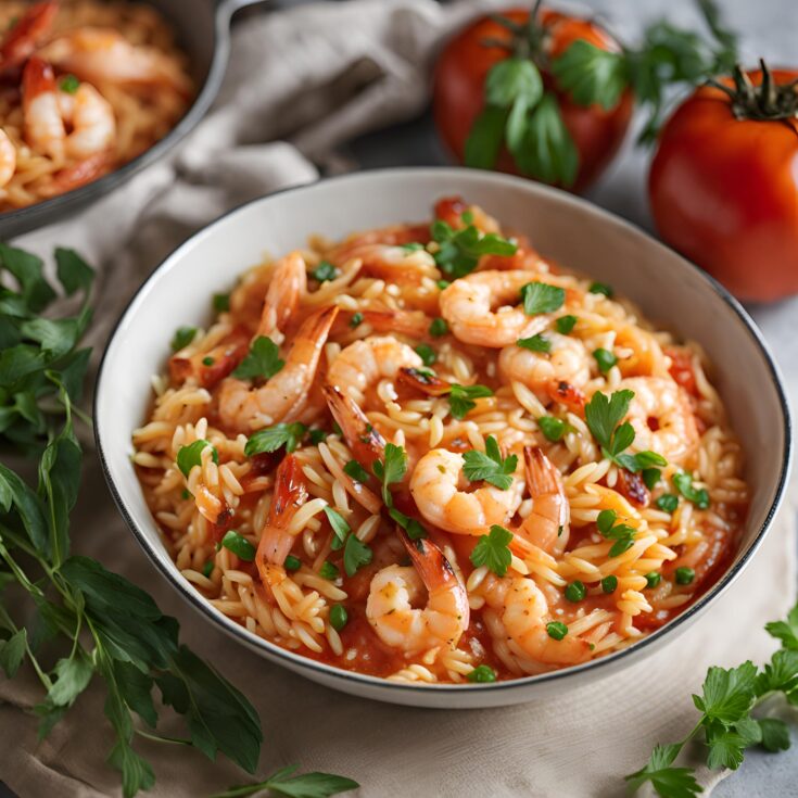 One Pot Marry Me Shrimp and Orzo Pasta Recipe