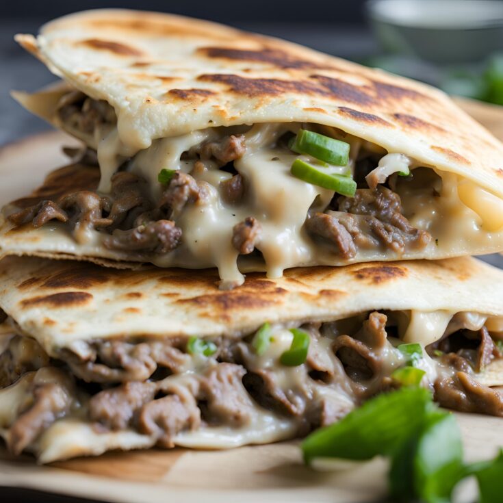 Philly Cheesesteak Quesadilla Recipe