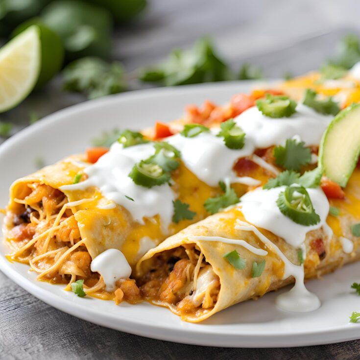 Ranch Chicken Enchiladas Recipe