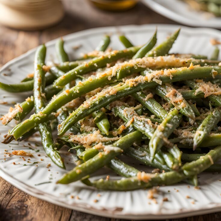 Roasted Parmesan Green Beans Recipe