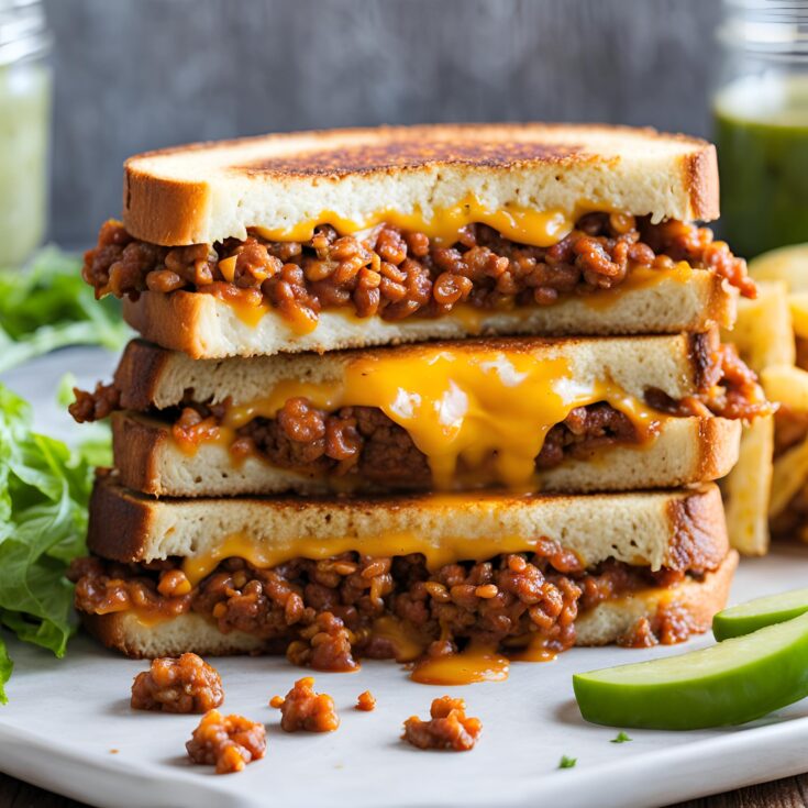 Sloppy Joe Grilled Cheese Recipe