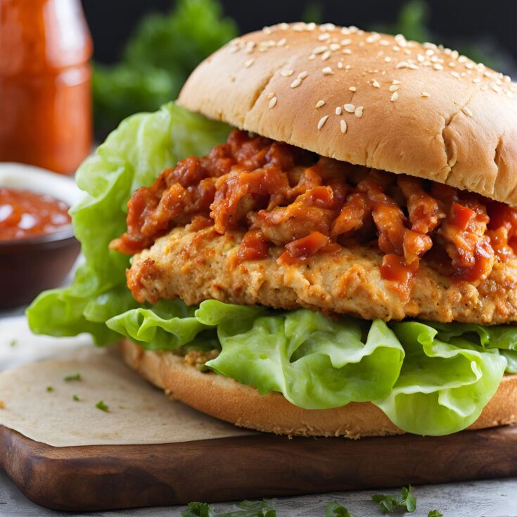 Spicy Chicken Sandwich with Homemade Sauce Recipe