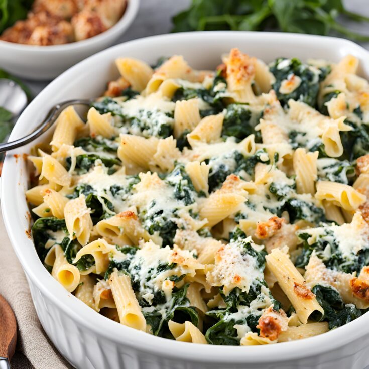 Spinach & Ricotta Pasta Bake Recipe