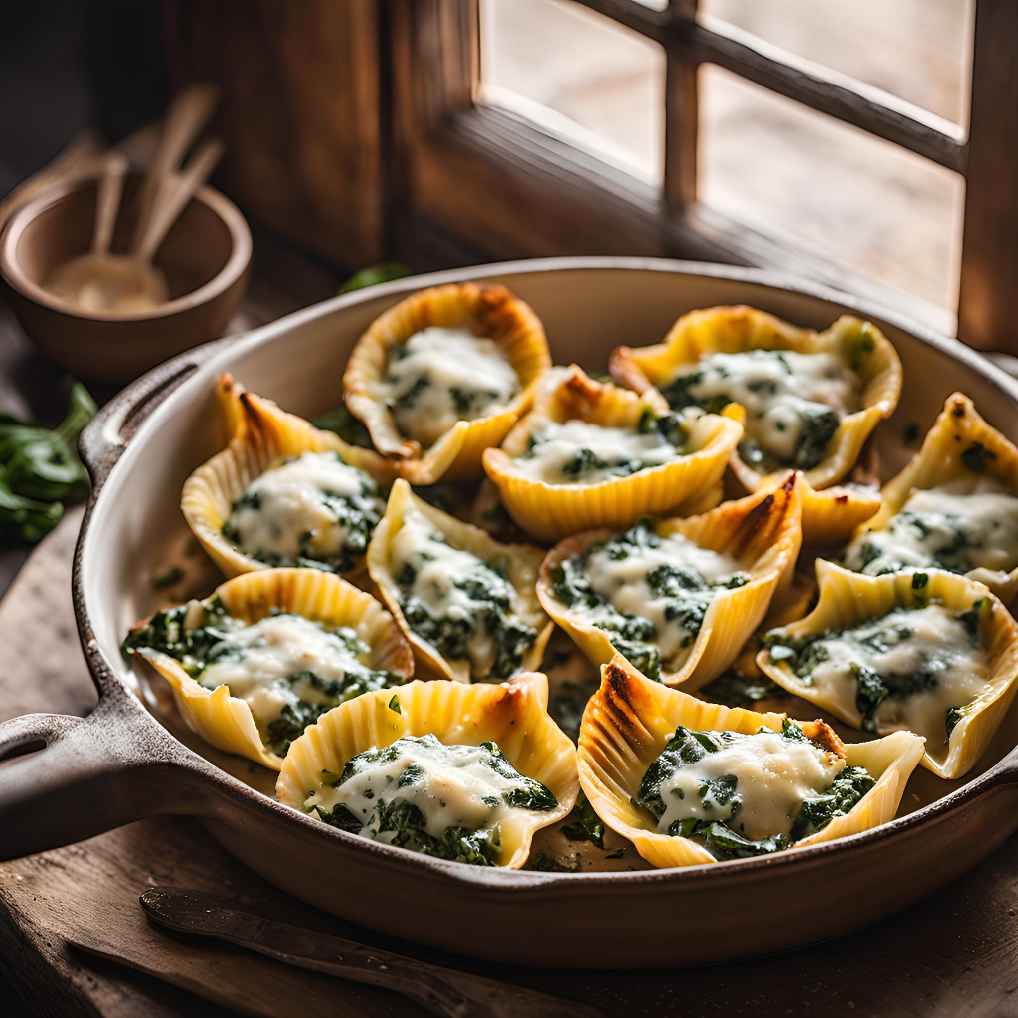 Spinach Ricotta Stuffed Shells Recipe