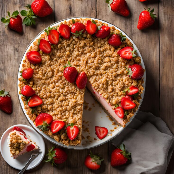 Strawberry Crunch Cheesecake Recipe