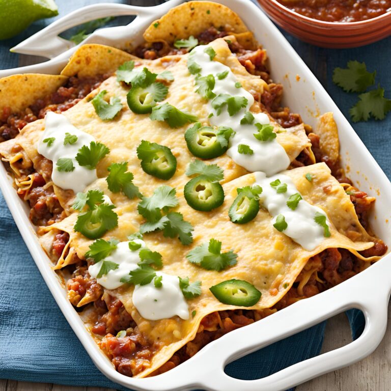 Tortilla Chip Enchiladas Recipe